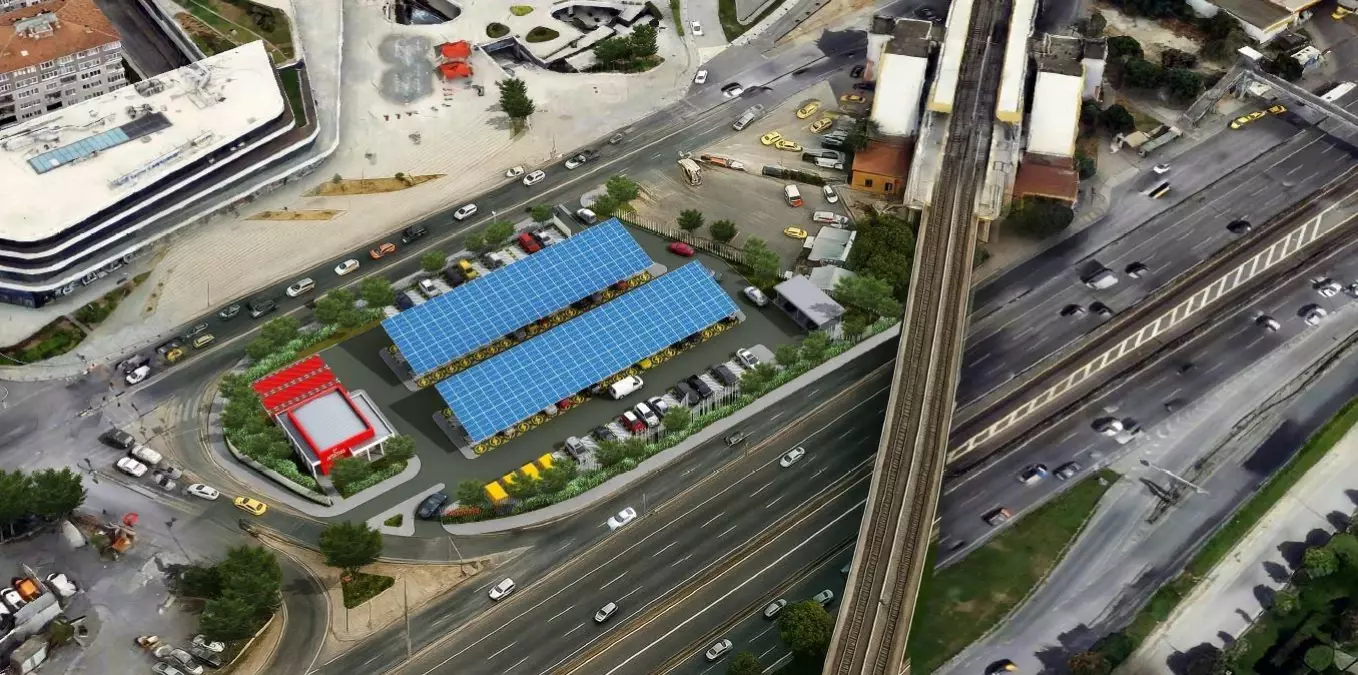 gungorende gunes enerjili elektrikli arac sarj istasyonu kuruluyor eRFzOnZn.jpg